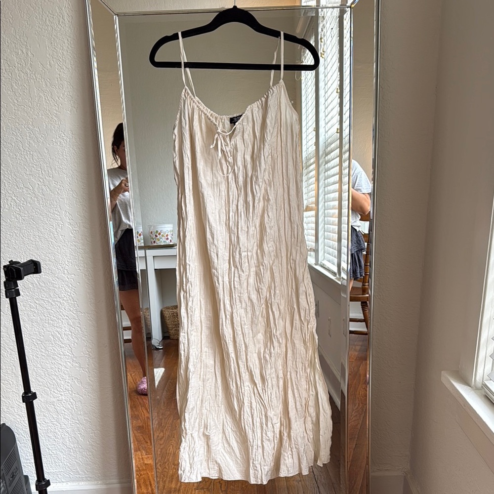 Jcrew Crinkled Maxi Dress